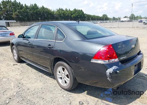 2012 Chevrolet Impala Ls из США, поврежденный, VIN 2G1WA5E37C1320943